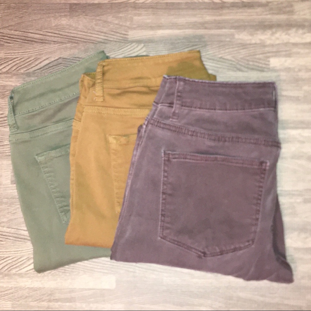3 Pairs of Small-Short Maurice’s Jeggings! 💜💚🤎